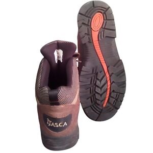 Itasca Mens Brown Hiking Boot Leather Nylon Mid Top Trail Shoe p456520 Size 10.5